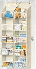 AOODA 2 Pack Over the Door Organizer, Large Capacity Closet Door Hanging by AOODA
