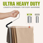 Spring Fever Open Ended Non Slip Sponge Padded Pants Hangers - Image 7