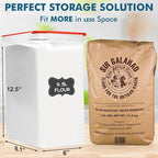 Shazo 2 PC Extra Large Bulk Food Storage Containers - Image 3