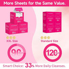FACEMADE 60 Count Disposable Face Towels, 100% USDA Biobased Face Towelettes - Image 3