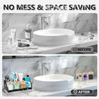 Marble Bathroom Countertop Organizer, Toothbrush Holders - Image 3