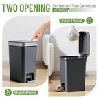 2 Pack Bathroom Garbage Can - Image 5