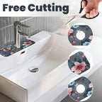 Women Girls Flower Kitchen sink faucet pad, strong water absorption, anti slip - Image 3