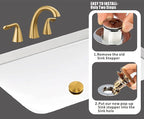 Artiwell Universal Bathroom Sink Drain Stopper, Fits Most Pop-Up Drains - Image 3