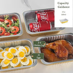 8.5" x 6.5" Heavy-Duty Aluminum Foil Pans - Image 2