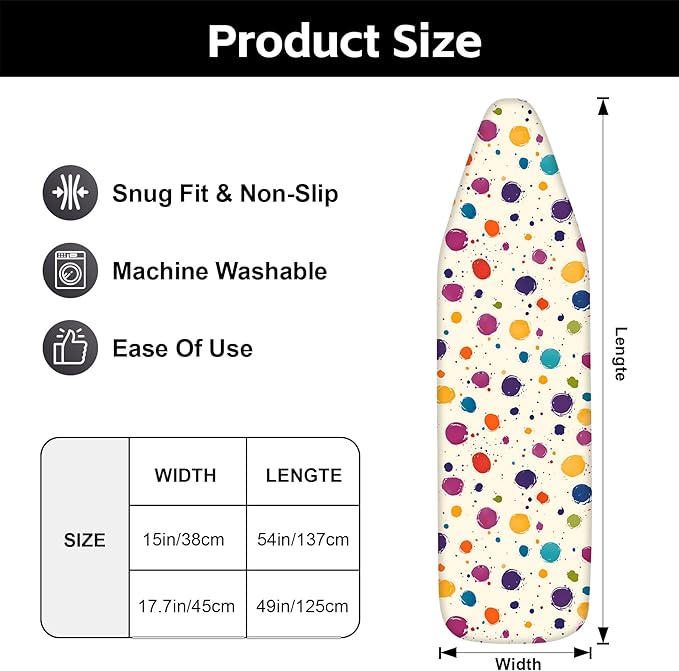Ironing Board Cover, Standard Size Iron Board Covers - Image 3