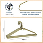 SPECILITE Wire Metal Clothes Hangers Bulk 150 Pack - Image 2