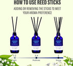 Reed Diffuser Set- Jasmine & Lily Scented Diffuser - Image 3
