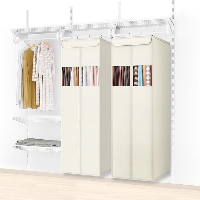 Zilink Clear Garment Bags for Hanging Clothes 54" Large Hanging Garment Bag for - Image 7