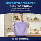 MW PRO Microfiber Cleaning Cloths Purple - Image 3