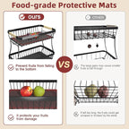 2 Tier Large Fruit Basket for Kitchen Counter - Image 6