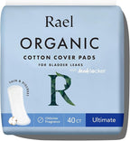 Rael Incontinence Pads for Women, Organic Cotton Cover, Postpartum Essential by Rael