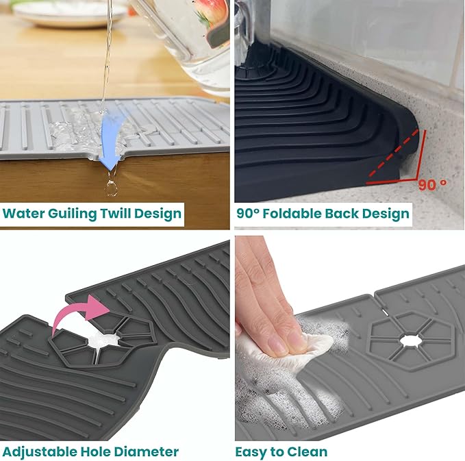 Kitchen Sink Splash Guard, Sink Protectors - Image 3