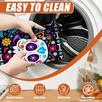 Sugar Skull Dish Drying Mat for Kitchen Counter Microfiber Absorbent Dish Day - Image 4