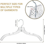 Quality Clear Plastic Hangers 24 Pack - Image 5