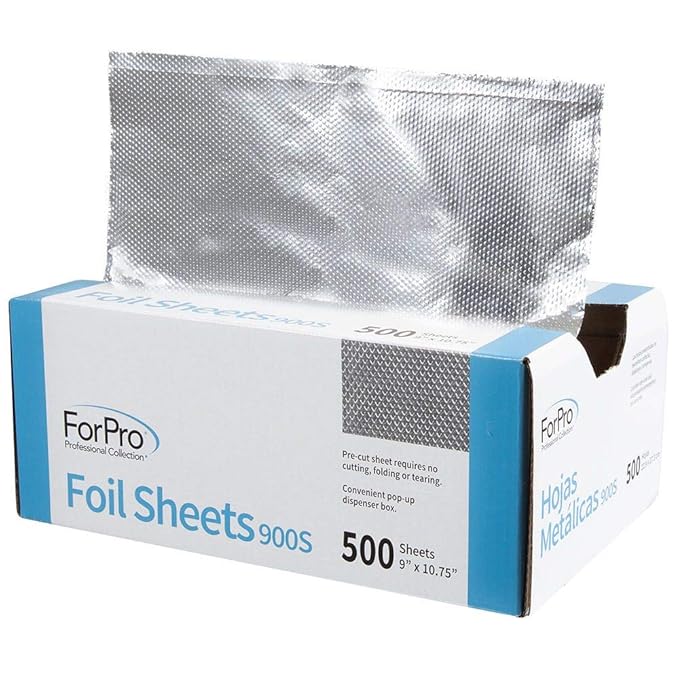 ForPro Professional Collection Embossed Foil Sheets 900S, Aluminum Foil - Image 2