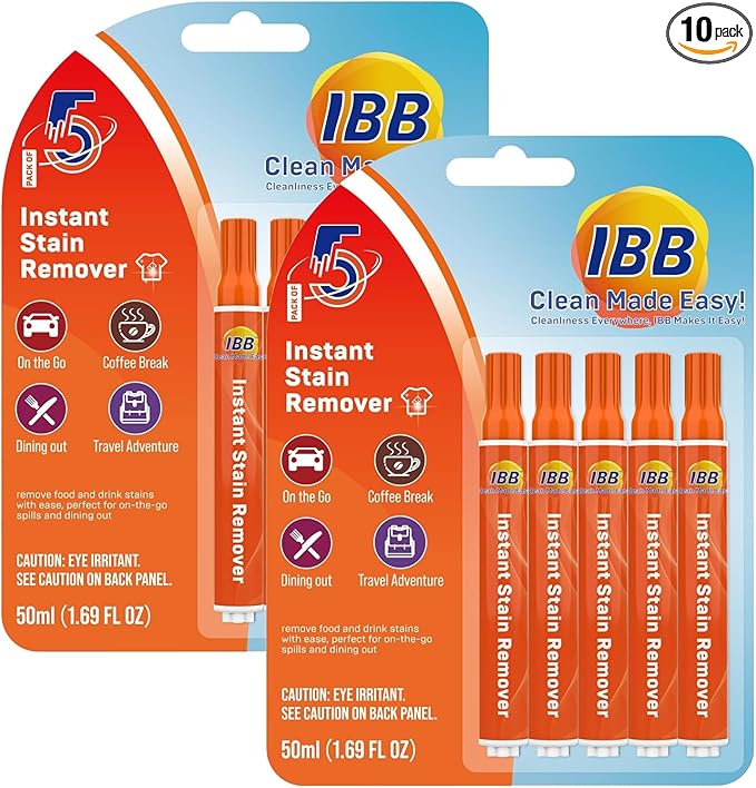IBB Powerful Stain Remover for Clothes, Instant Spot Cleaning for All Laundry by IBBCreviceCleaningTool