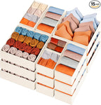 Criusia Closet Drawer Organizer Clothes, 15 Pack Dresser Organizer by Criusia