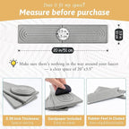 Diatomite Kitchen Sink Water Splash Guard, Modern Stylish Faucet Handle Drip - Image 2