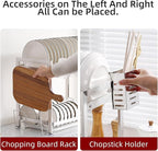 Dish Drying Rack, Double Layered countertop Kitchen Organizer - Image 9