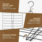 ZEDODIER Legging Organizer for Closet, 2 Pack Rotatable Yoga Pants Hanger for - Image 5