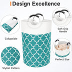 Large Laundry Basket Laundry Hamper Bag Washing Bin Clothes Bag Collapsible Tall - Image 3