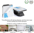 XHF 5/8” Adhesive Cable Wire Clips Black 60pcs, Cable Staples Outdoor Cable - Image 3