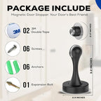 OmHome Magnetic Door Stopper for Bottom of Door, Magnetic Door Stop Soft - Image 4