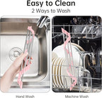 Tomorotec Triangle Foldable Dish Drying Rack, Small Roll-Up Stainless Steel - Image 5