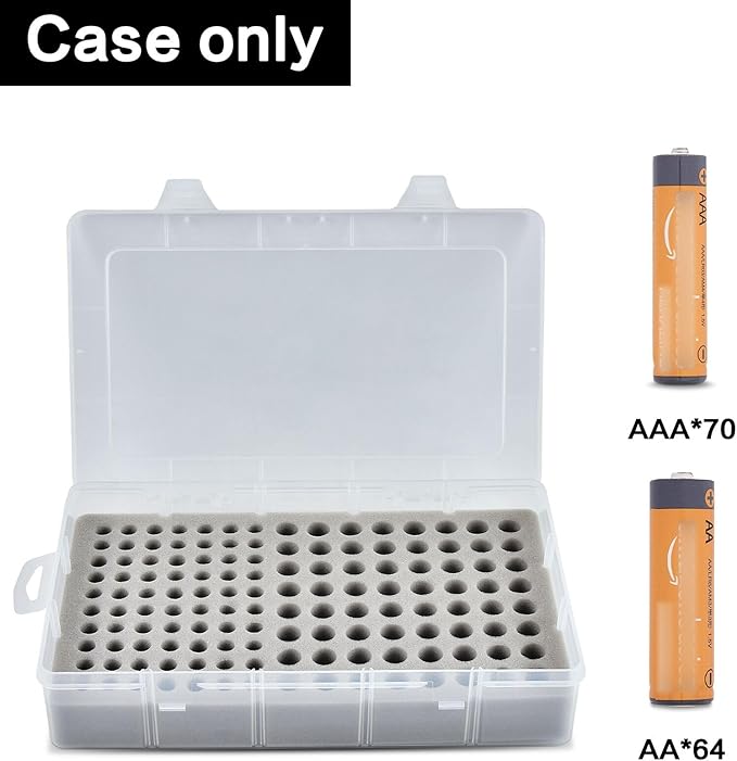 Battery Storage Organizer Case, Battery Vault Box Holder Container - Image 2