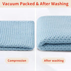 Homaxy 100% Cotton Waffle Weave Kitchen Dish Cloths, Ultra Soft Absorbent Quick - Image 8