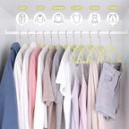 IEOKE Velvet Hangers 50 Pack: Felt Clothes Hangers Heavy Duty Shirt Sweater - Image 7