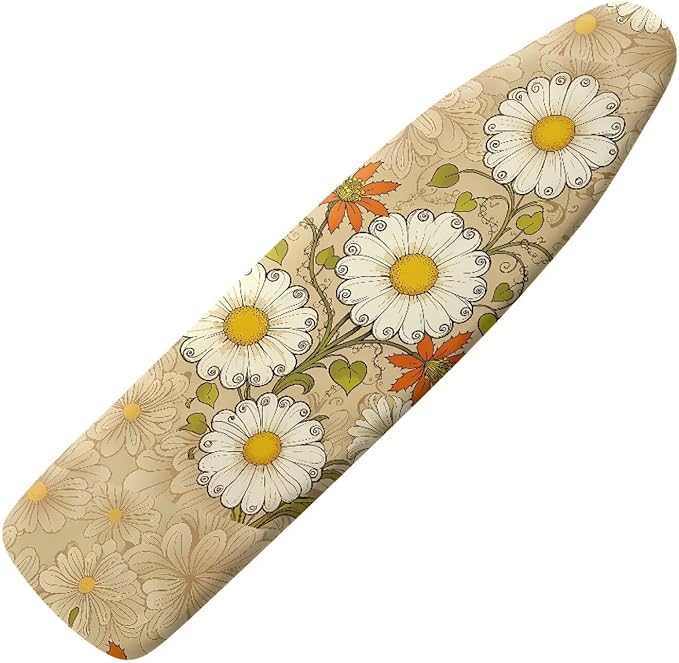 Daisy Print Ironing Board Cover and Pad Heat Reflective Stain Resistant Iron by Unknown