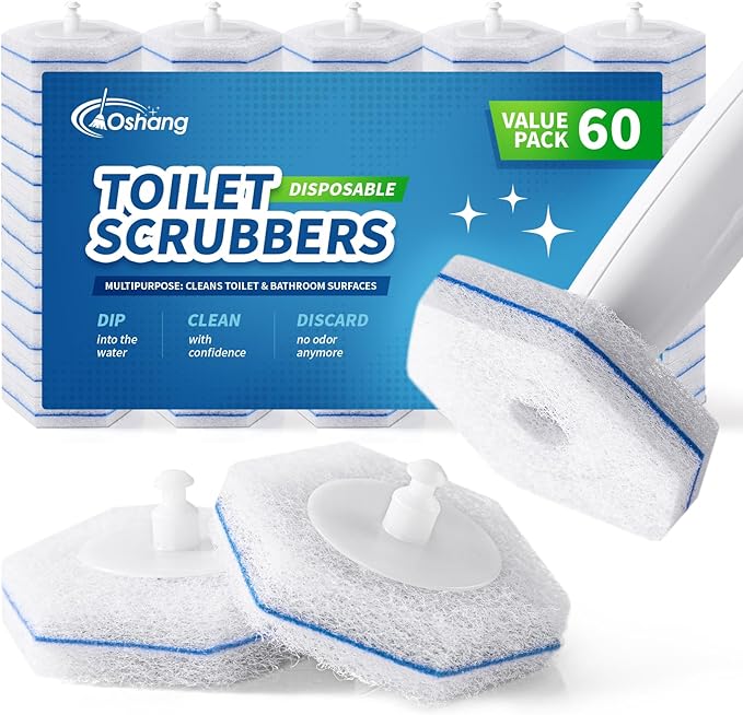 Compatible with Clorox Toilet Wand – Disposable Toilet Brush Head Refills by oshang