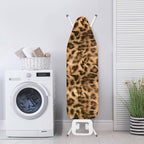 Brown Leopard Skin Ironing Board Cover and Pad Standard Size Elastic Edge - Image 3