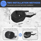 16 Pack Adhesive Hat Hooks for Wall, Strong Hat Rack for Baseball Caps - Image 5