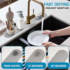 Diatomite Stone Faucet Mat For Kitchen Sink-Absorbent Fast Drying Stone Sink - Image 2