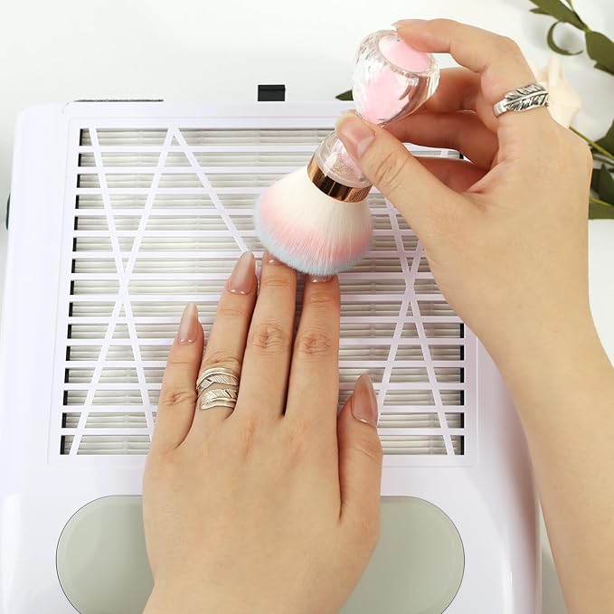 Nail Dust Brush for Acrylic Nails, Soft Brush Nail Art Dust Powder Remover - Image 7
