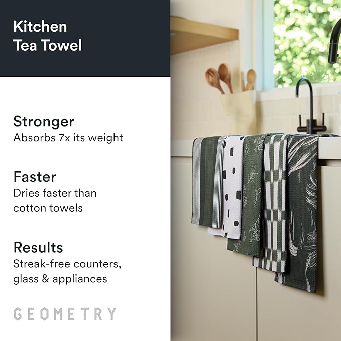 GEOMETRY Kitchen Tea Towels - Image 2