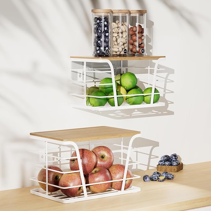 Extra Large 2 Pack Potato and Onion Storage Bins, Potato and Onion Storage - Image 7