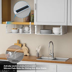 2Pack Under Shelf Basket Organizer, Adjustable Hanging Holder Storage - Image 5