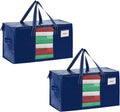 VENO 2 Pack Moving Bags, Comforter and Blanket Storage Bags by Veno