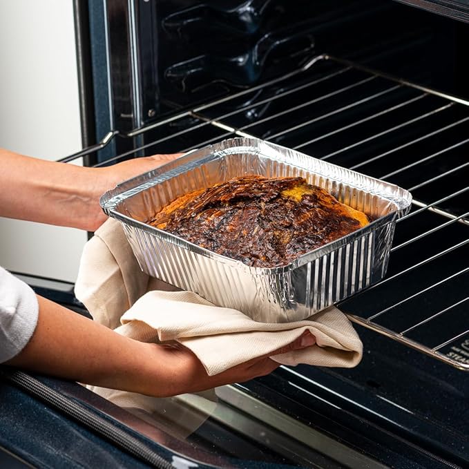 GUSTO [5 lb - 25 Count Disposable Aluminum Foil Pans - Image 5