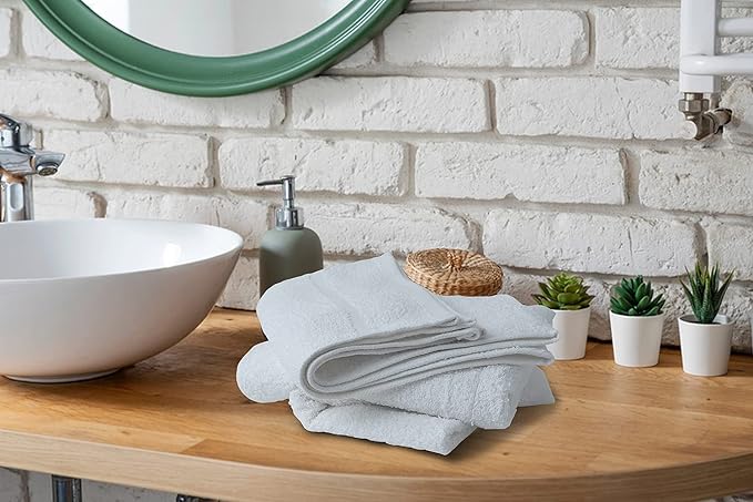 Basic Hand Towels 16x26 Inches – Bulk Pack of 96 – White Color – Soft and - Image 6