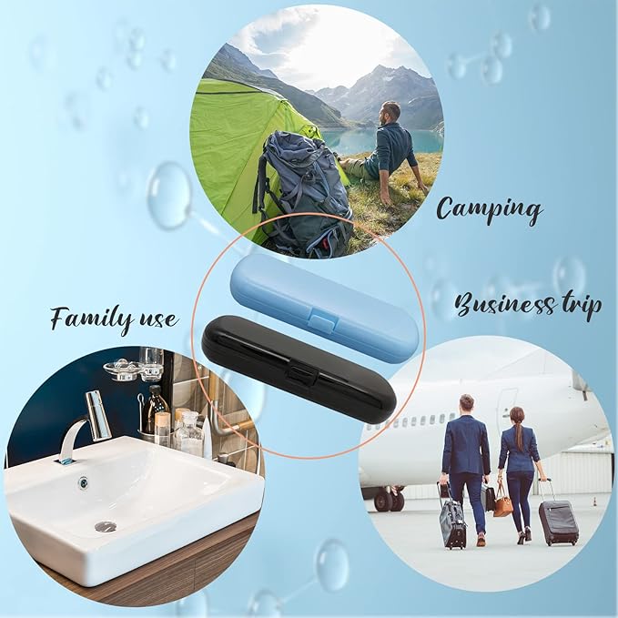 2 Pcs Electric Toothbrush Travel Case, Portable Travel Toothbrush Holder - Image 7