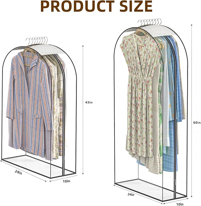 Upgraded Thickened Clear Garment Bags - Image 2