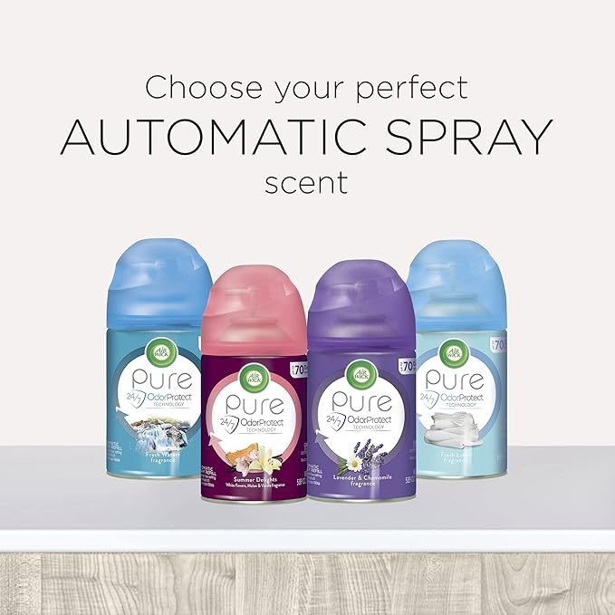 Air Wick Automatic Air Freshener Spray Refill, Lavender & Chamomile, Odor - Image 7