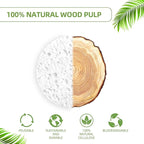 60-Count Compressed Facial Sponges|100% Natural Kickleen Cellulose Cosmetic Spa - Image 7