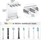 Electric Toothbrush Head Holder, Electric Tooth Brush Holder Desktop or Adhesive - Image 9