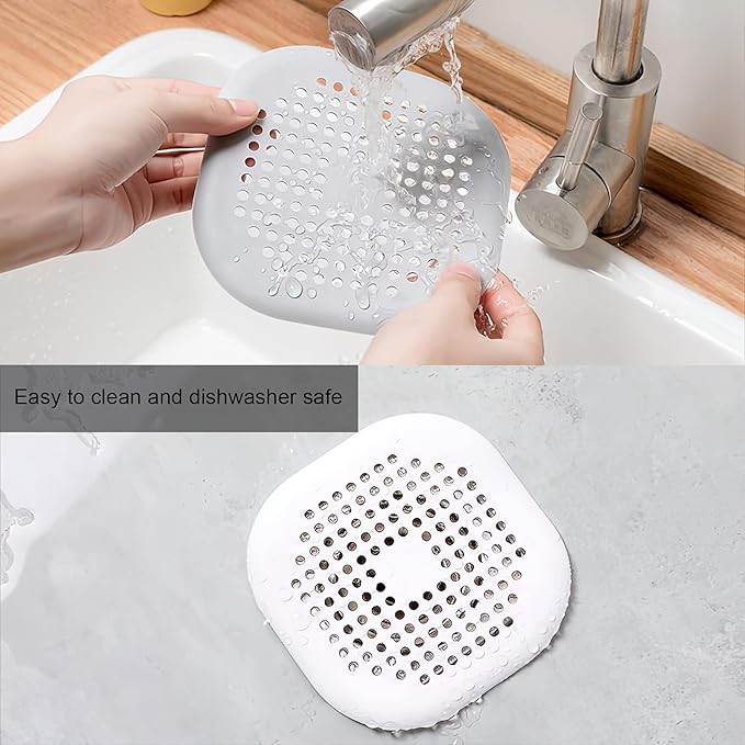 4 Pieces Drain Covers Hair Stopper - Image 3